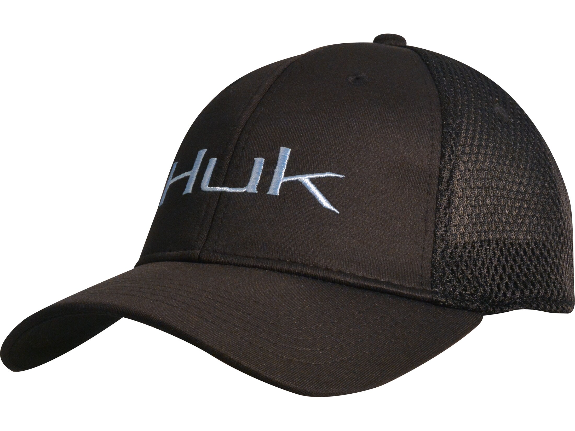 new Huk fishing Soft Stretch fit Baseball Cap Hat Men M/L fits 7 to 7_3/8 Red 