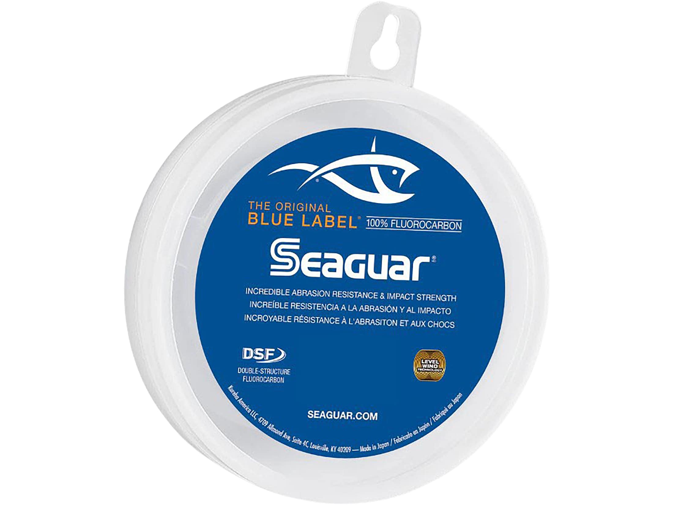 Seaguar Blue Label Fluorocarbon Fishing Leader 10lb 50yd Clear