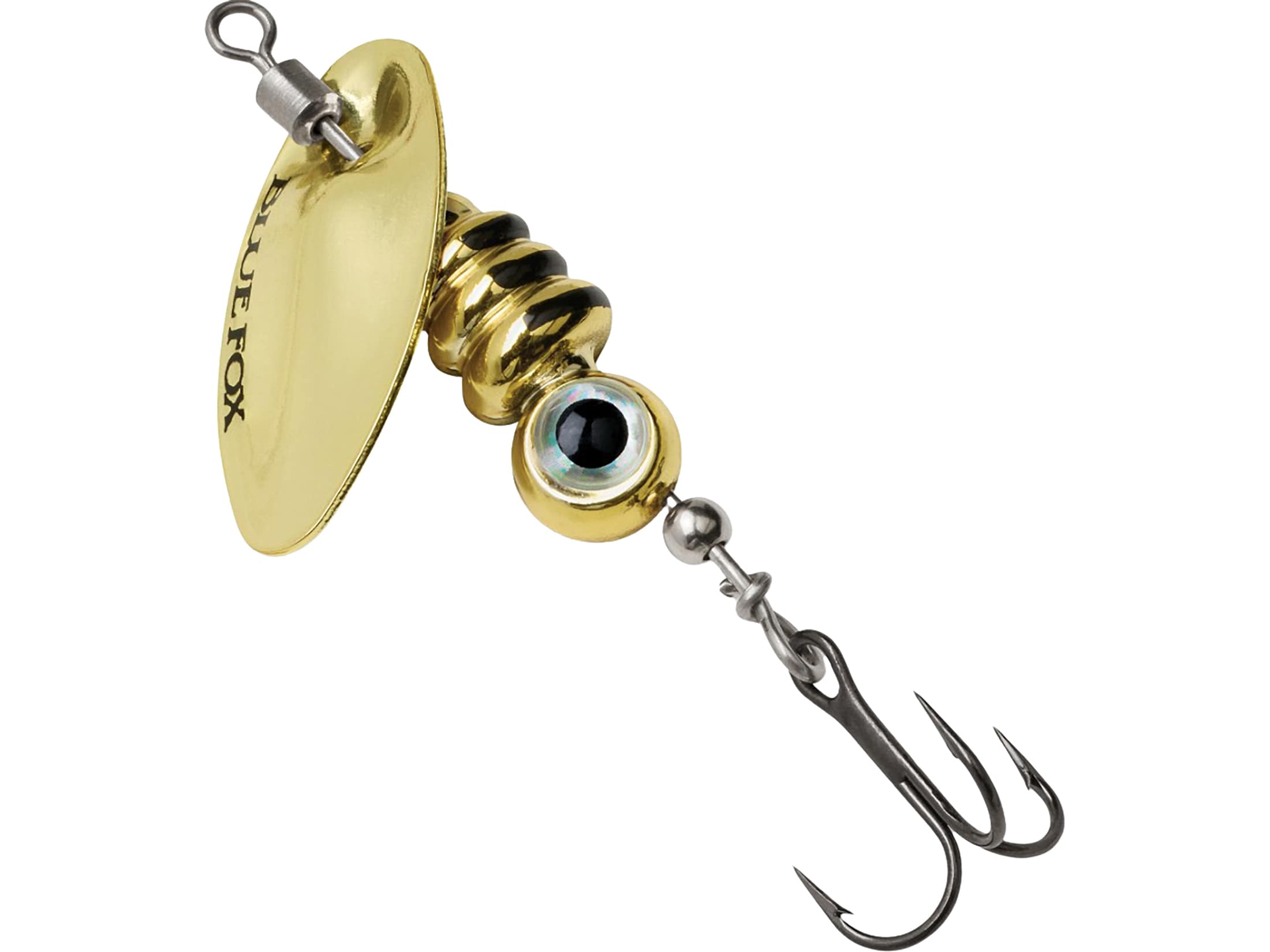 Blue Fox Larva Spin 0 Inline Spinner 1/16oz Gold Gold