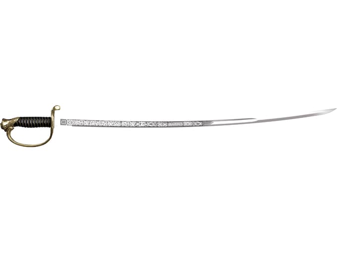 Cold Steel US Marine NCO Saber 32 1055 Carbon Steel Blade Handle Black