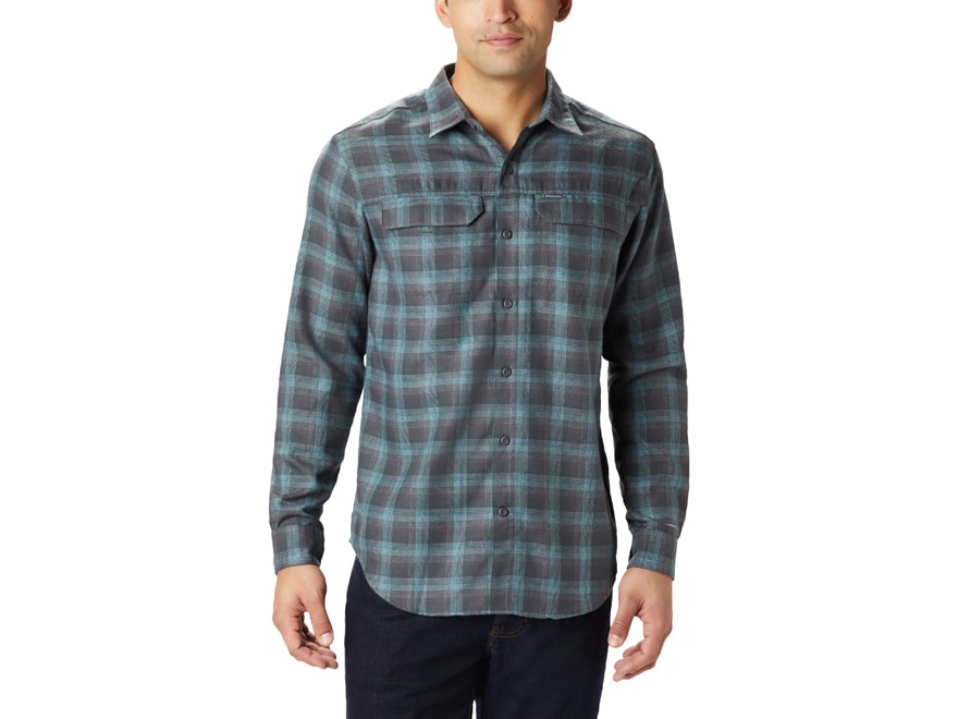 columbia men's silver ridge flannel long sleeve shirt