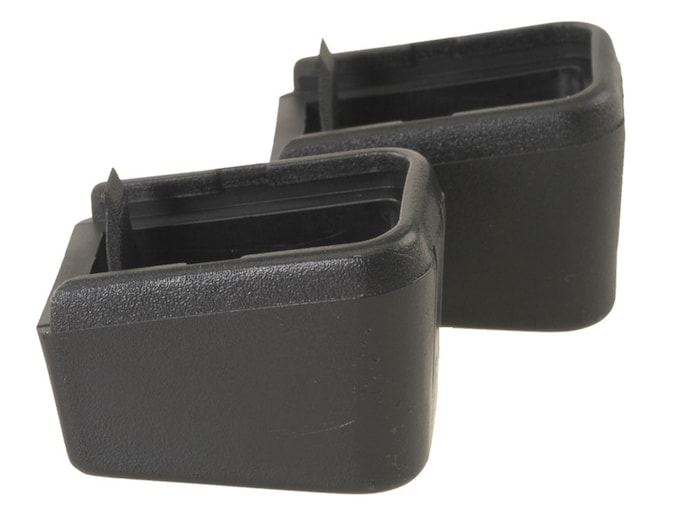 ProMag Magazine Base Pad +2 Glock 17, 19, 22, 23, 26, 27, 31, 32, 33, 34, 35 Polymer Black Package of 2