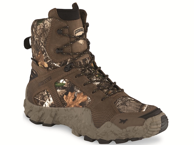 Irish Setter VaprTrek 2.0 8 Hunting Boots Leather Realtree EDGE Camo