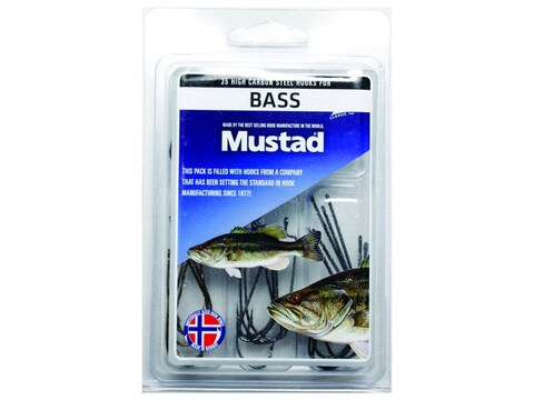 Mustad 35pc Bass Hook Assortment