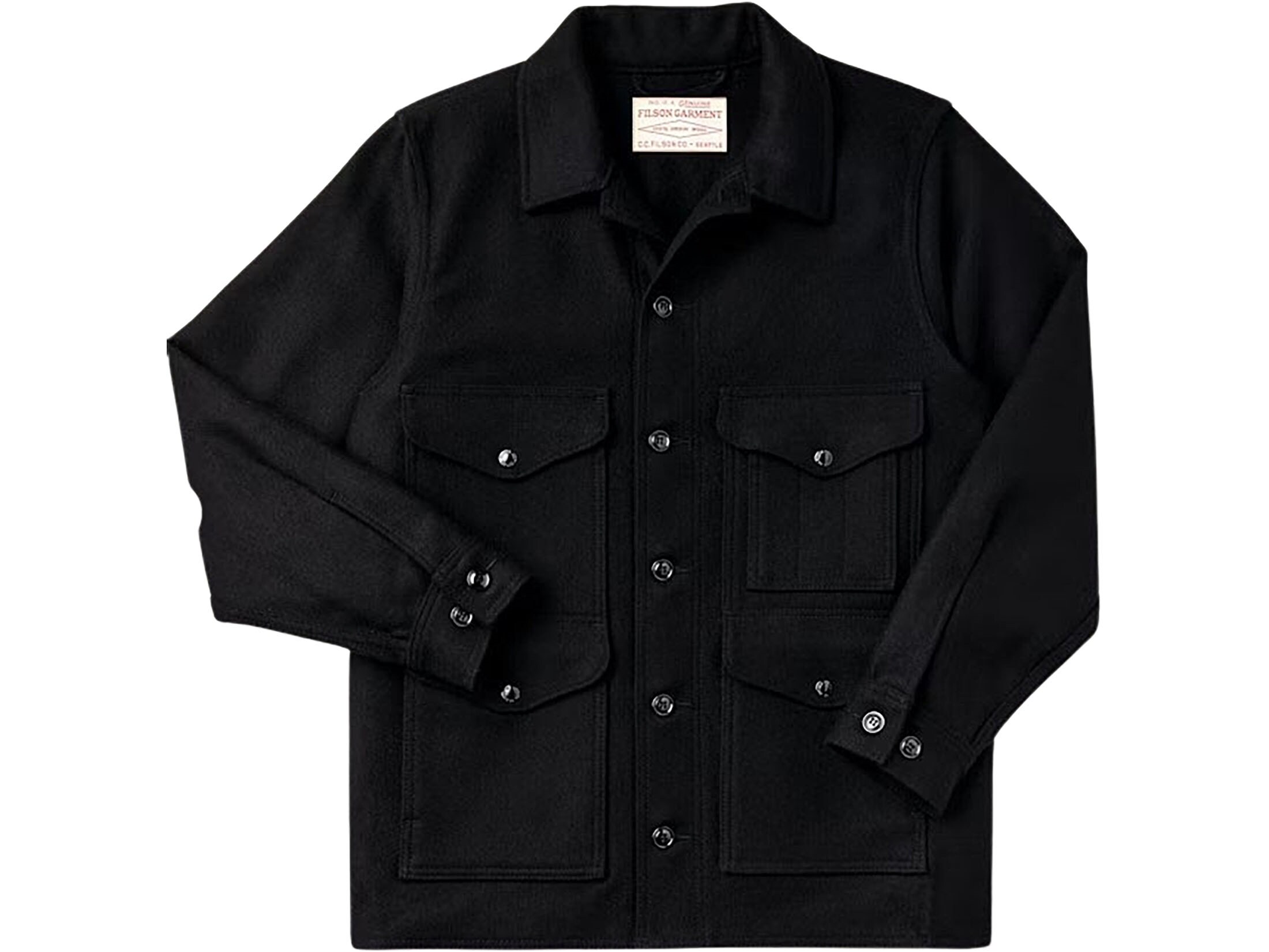 Filson Men's Mackinaw Cruiser Jacket Red/Black 2XL