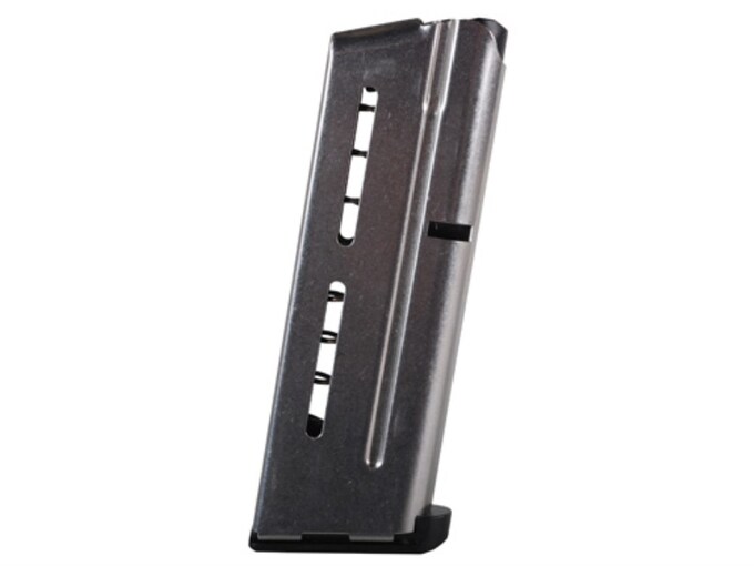 Wilson Combat Elite Tactical Magazine ETM with Low Profile Steel Base Pad Wilson Combat Sentinel 9mm Luger 8-Round Stainless Steel