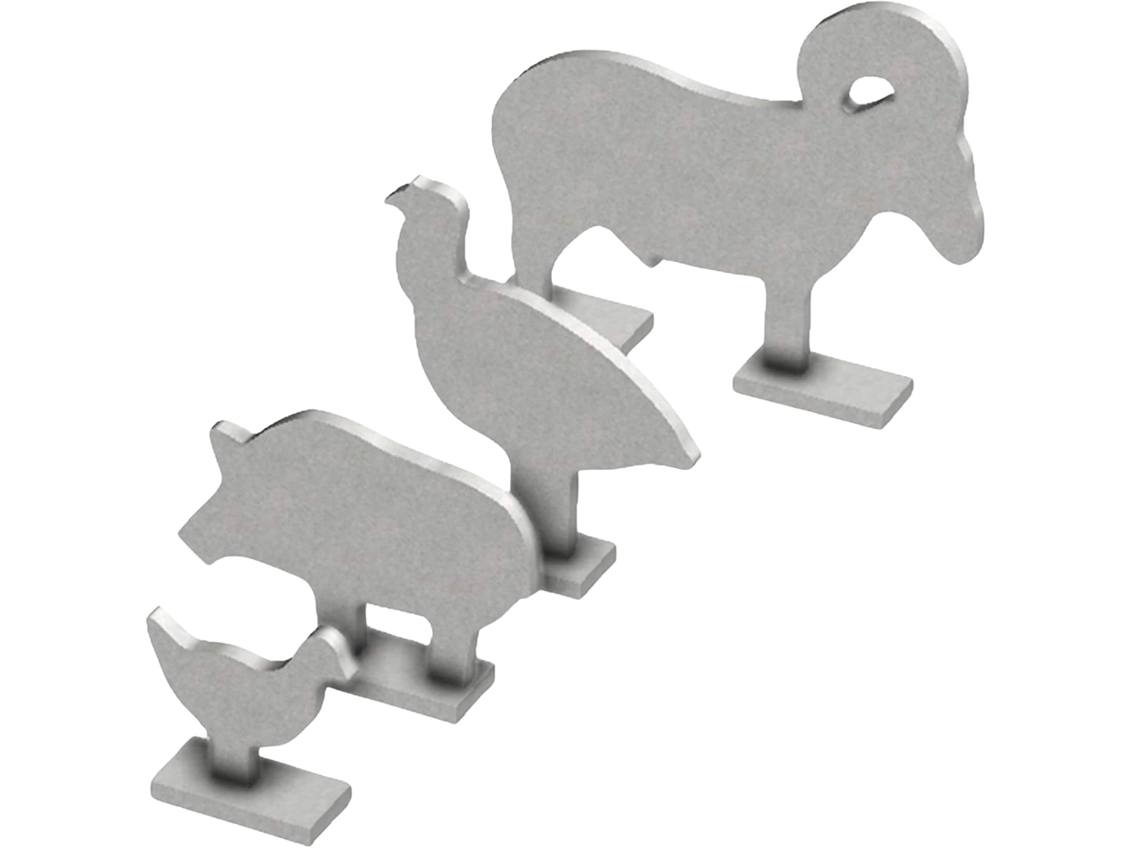 Birchwood Casey Silhouette Targets Steel 4PK