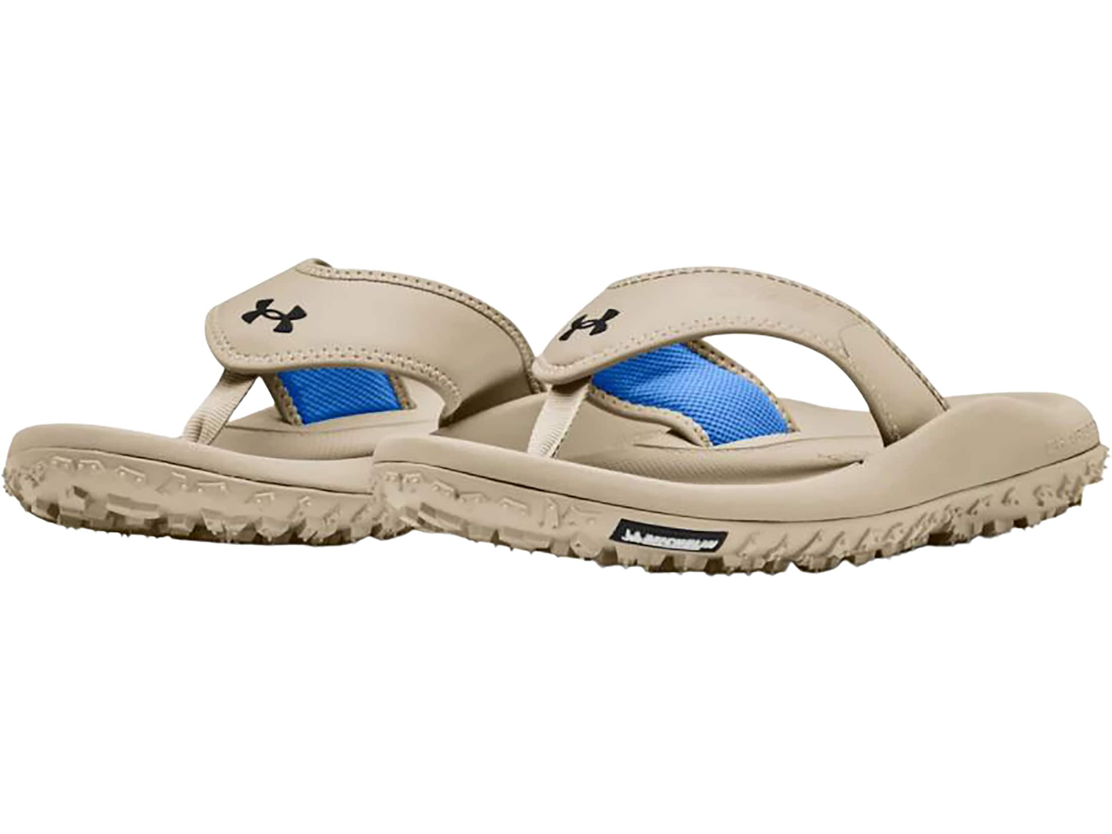 Under Armour Mens Fat Tire Sandals Flip Flop 3023750 Khaki - New - Choose  Size | eBay