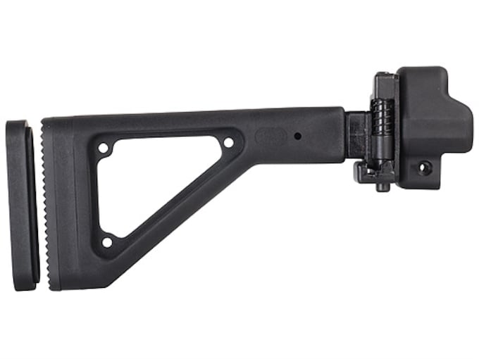 Choate Adjustable Side Folding Stock GSG-5 Steel and Synthetic Black