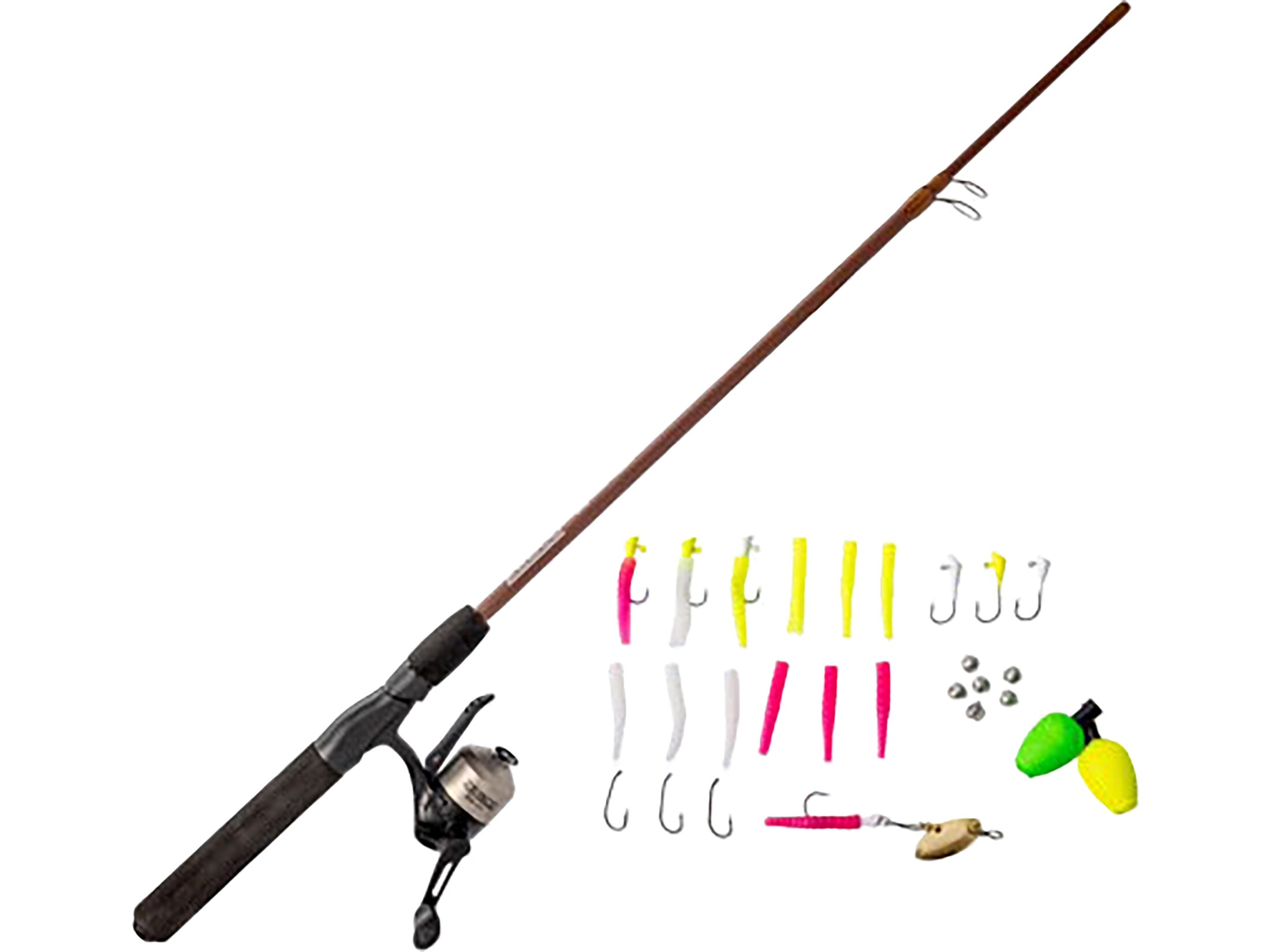 Zebco 33 Micro Trigger 6'6 2pc Trout Magnet Underspin Spincast Combo