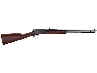 Henry Pump Action Octagon Rimfire Rifle 22 Long Rifle 20" Barrel Blued and Walnut Straight Grip image