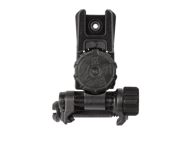 Magpul Flip-Up Adjustable Rear Sight MBUS Pro LR AR-15 Steel Black