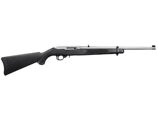 Ruger 10/22 Carbine Semi-Automatic Rimfire Rifle 22 Long Rifle 18.5" Barrel Stainless and Black image