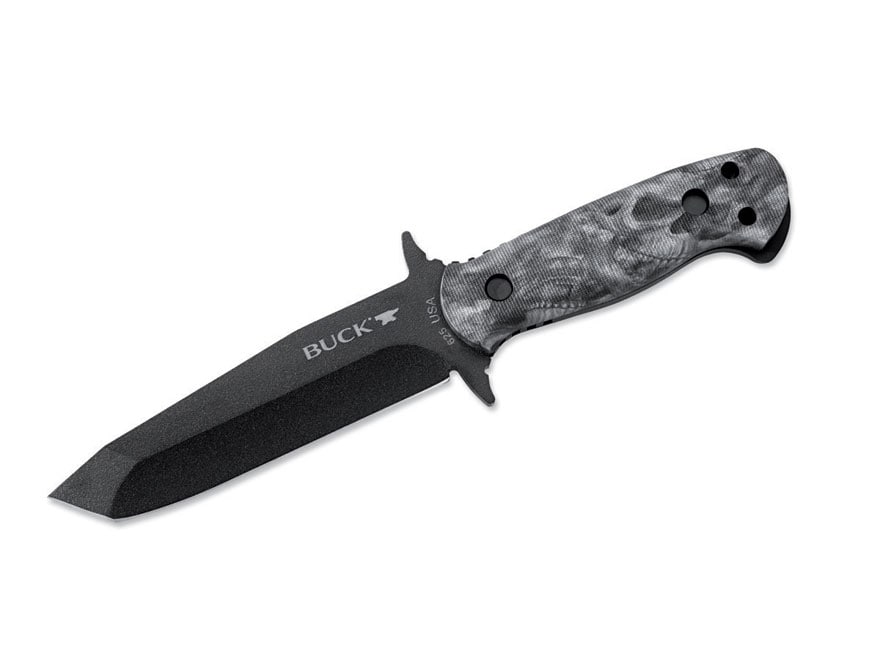 Buck Intrepid L Fixed Blade Tactical Knife 5 Tanto Point Black SS