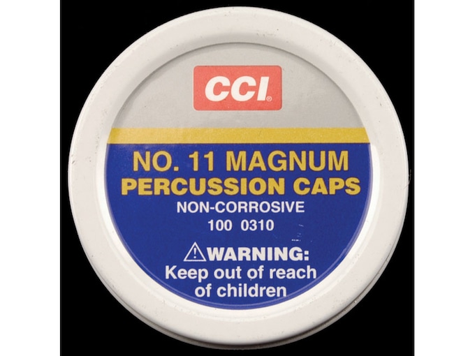 CCI Percussion Caps #11 Magnum Box of 1000 (10 Cans of 100)