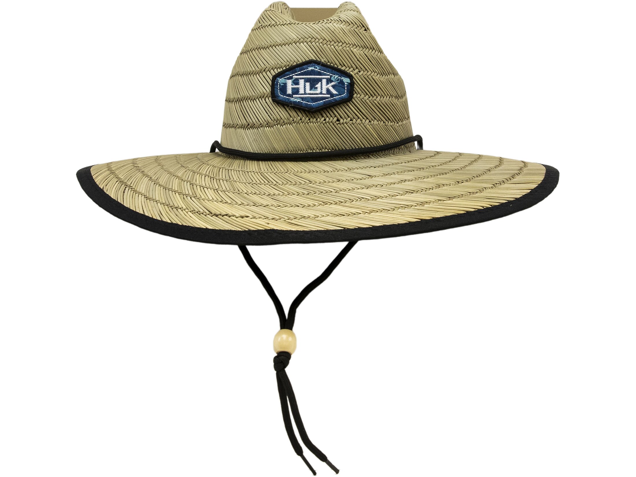 Huk Men's Ocean Palm Straw Hat Sargasso Sea One Size Fits Most