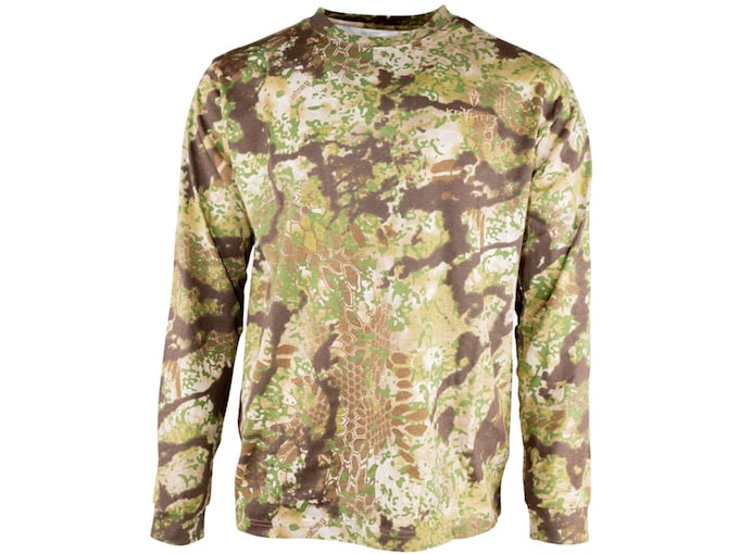 Kryptek Men's Stalker Long Sleeve T-Shirt Obskura Transitional XL