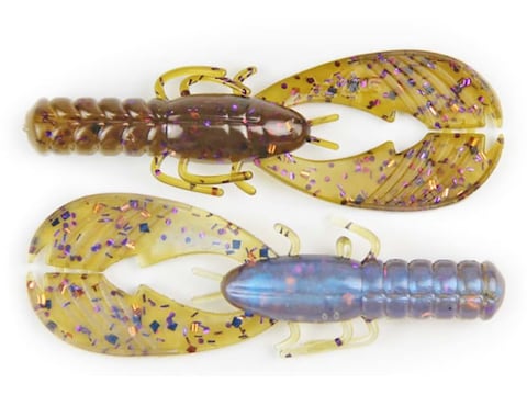 fish zone lures X Pro Series Finesse Slammer Zone recommends rigging it on 1/0 wide gap hooks X Zone Lures Pro Series
