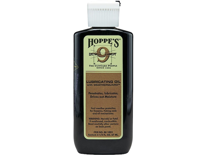 Hoppe's 9 Bench Rest Gun Oil Weatherguard 21/4oz Liquid