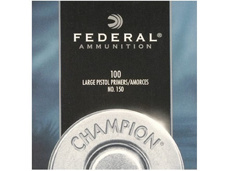 Buy Federal Large Pistol Primers #150 Box of 1000 (10 Trays of 100)