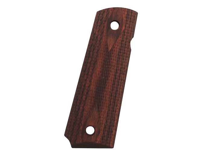 Ed Brown Grips 1911 Government, Commander Double Diamond Checkered Laminate Brown