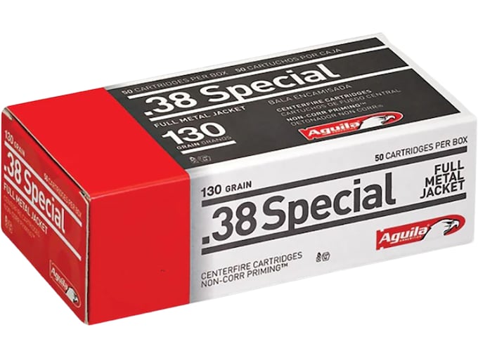 Aguila Ammunition 38 Special 130 Grain Full Metal Jacket