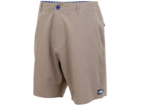 AFTCO Men's Cloudburst Fishing Shorts Polyester Charcoal Heather 36