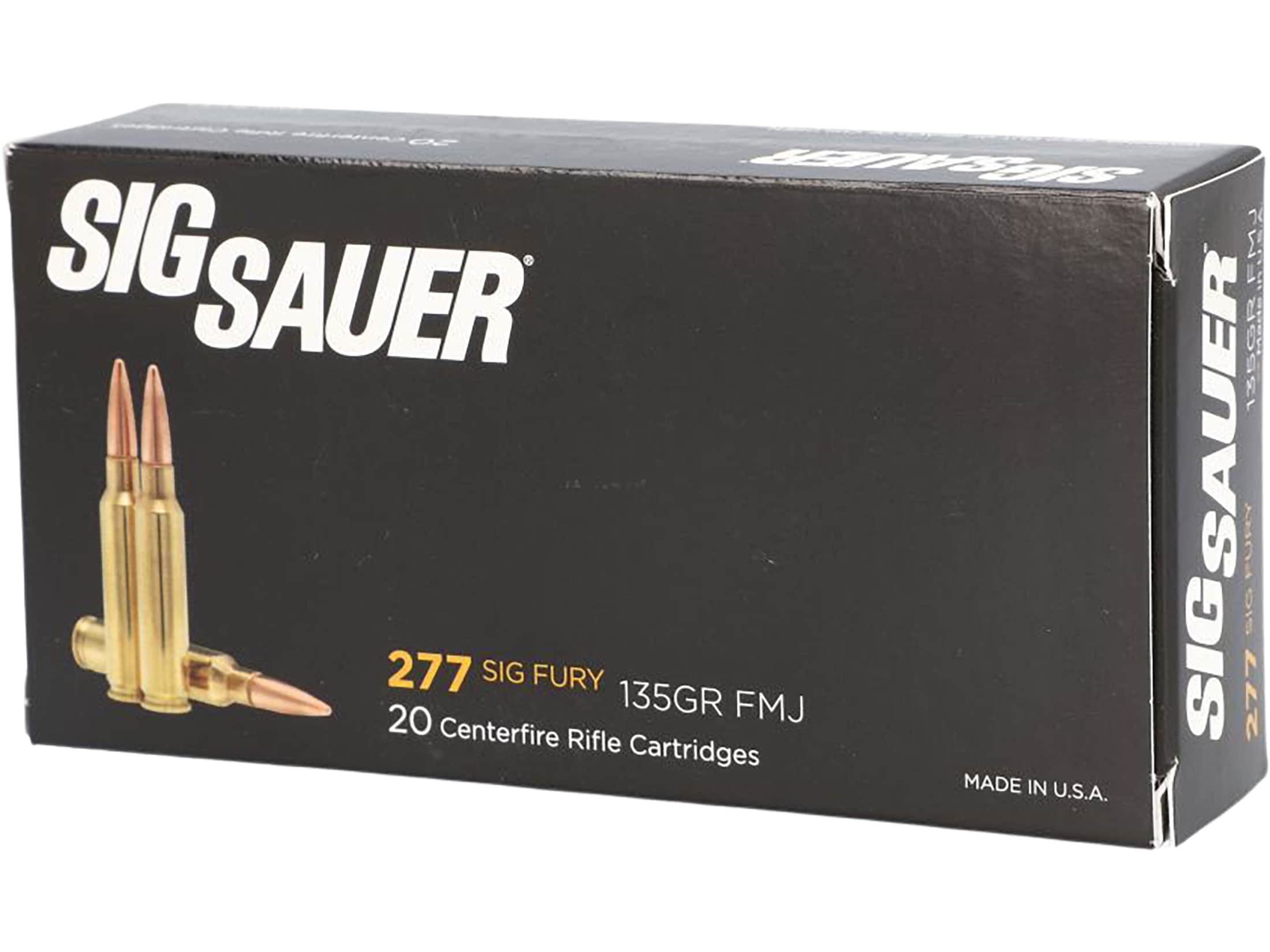 SIG Sauer Ammo Venari 277Sig Fury 130Gr SP 20/10 V277SFSP130-20