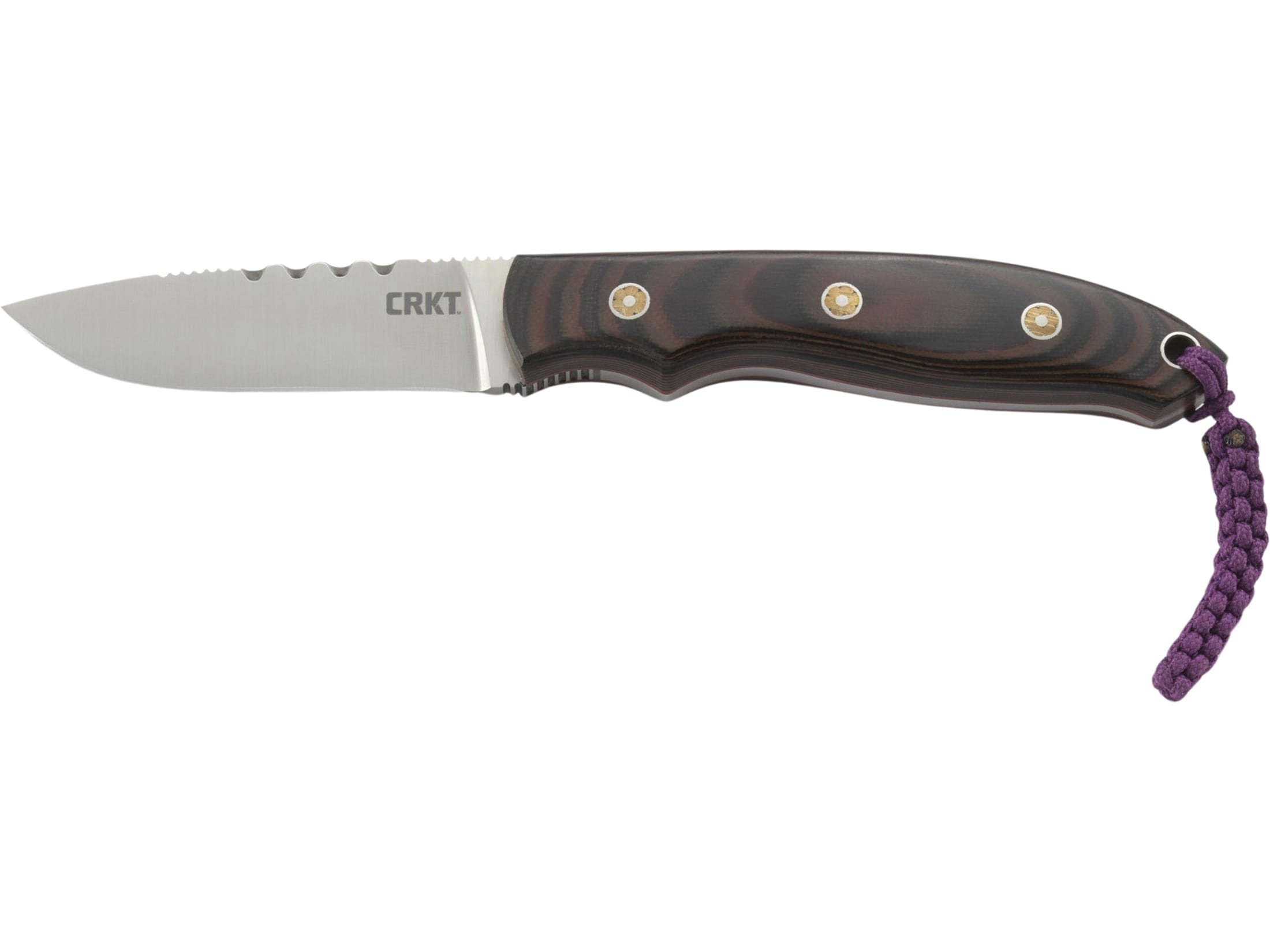 CRKT Hunt'N Fisch Fixed Blade Knife 2.99 Drop Point 8Cr13MoV Satin