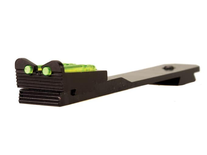 HIVIZ Universal Adjustable Rifle & Shotgun Rear Sight .375" Dovetail Steel Fiber Optic Green