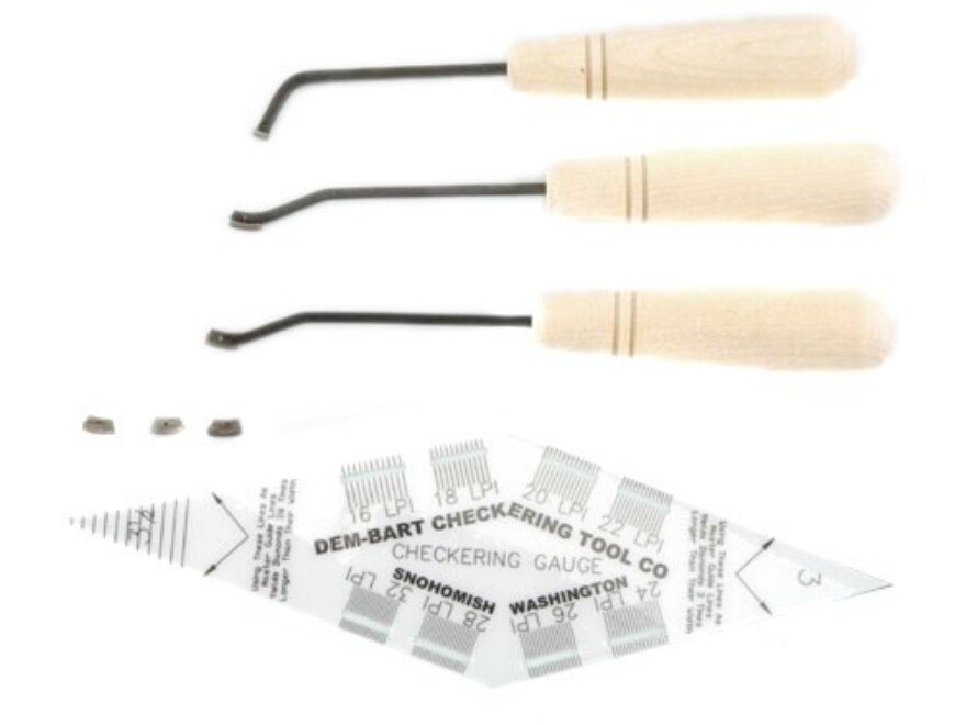 Dem-Bart Starter Checkering Kit 22 Lines per Inch