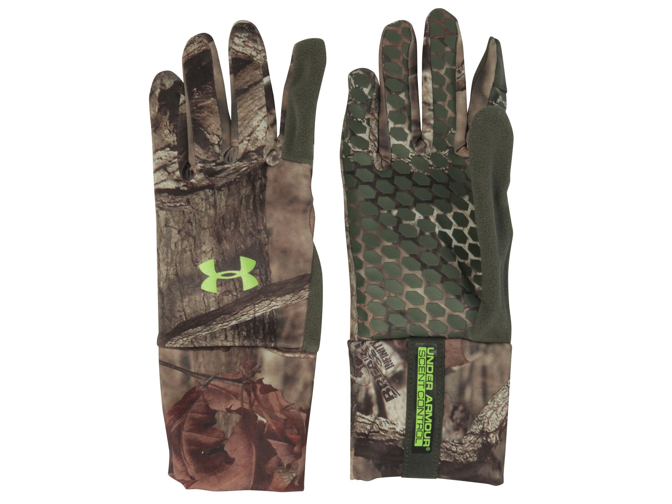 under armour mossy oak gloves