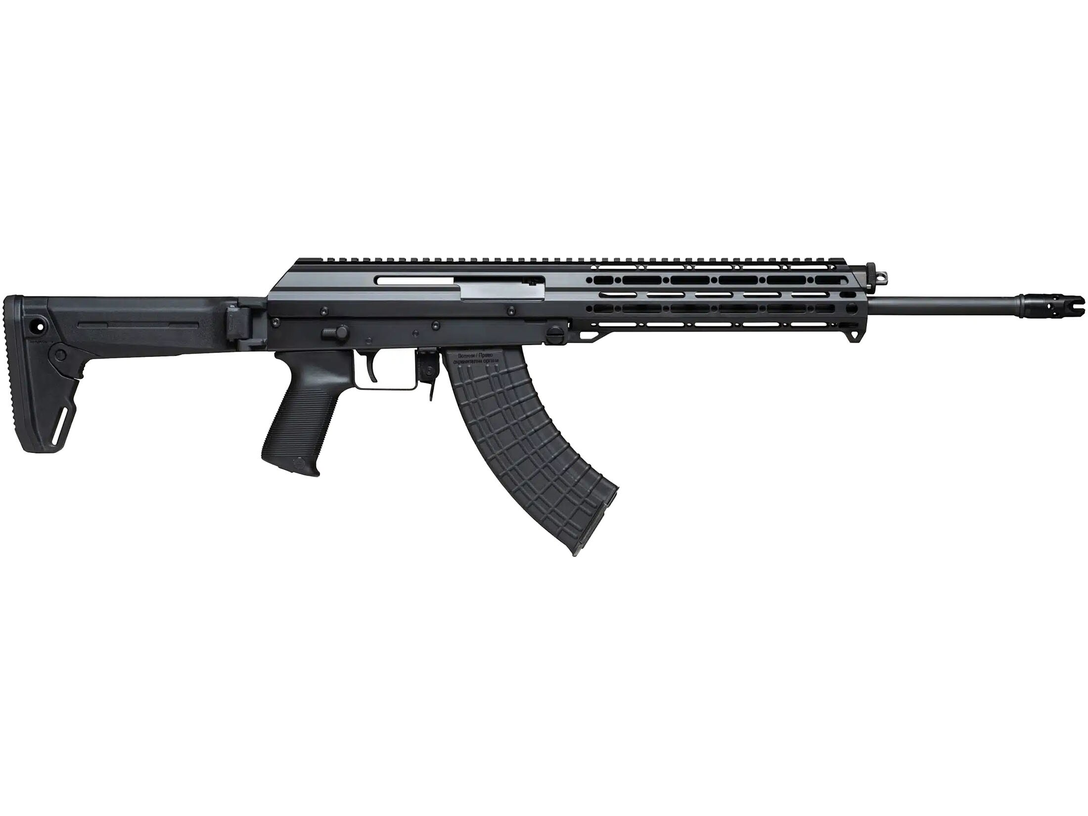 M+M Industries M10x Plus Semi Automatic Rifle 7.62x39mm 16.5 Black