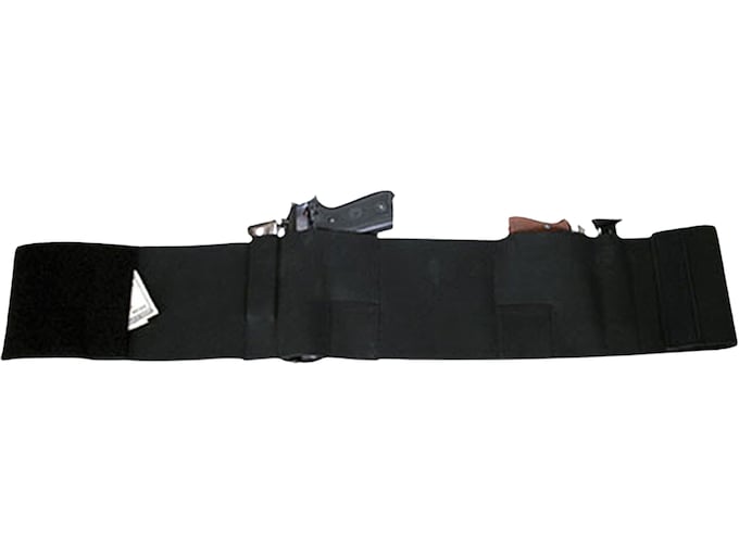 Bulldog Deluxe Belly Band Holster Nylon Black fits 23 to 32 Waist