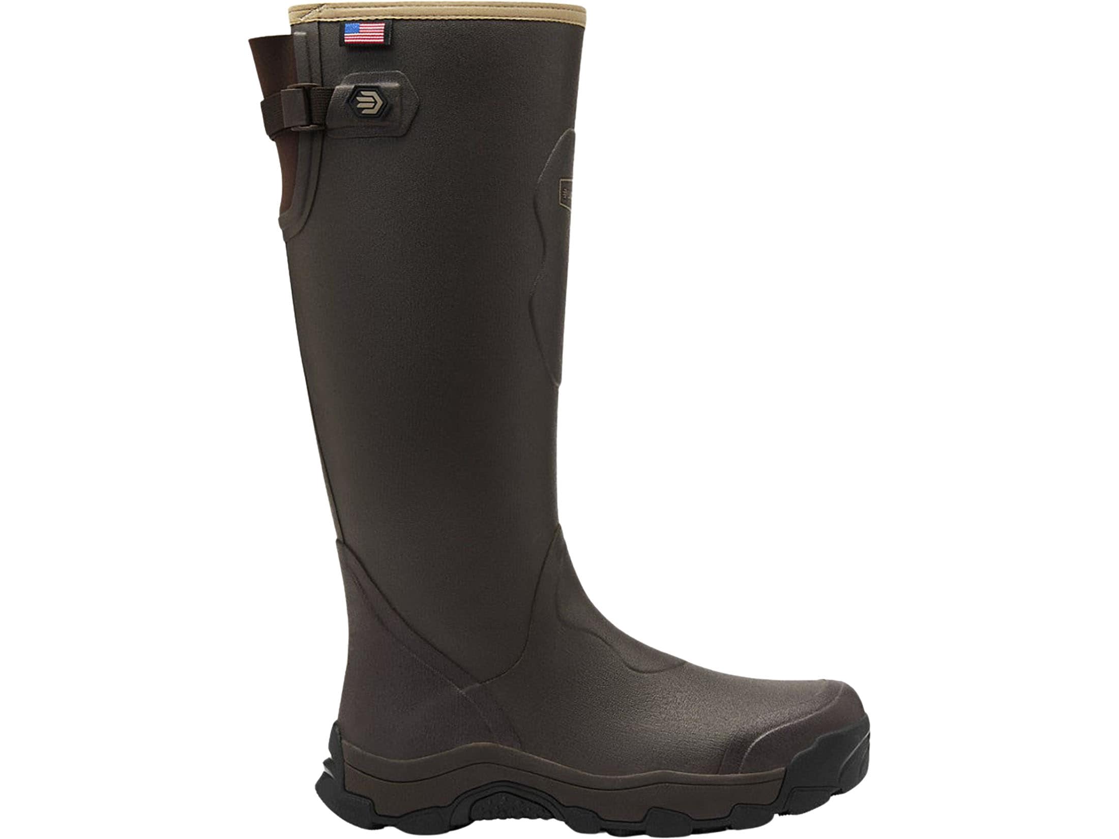 LaCrosse Alpha Evolution 17 Rubber Boots Brown Men s 9 D