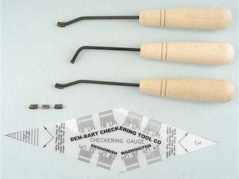 Dem-Bart Checkering Tool Kit  Ferramentas, Artesanato em madeira, Coronha