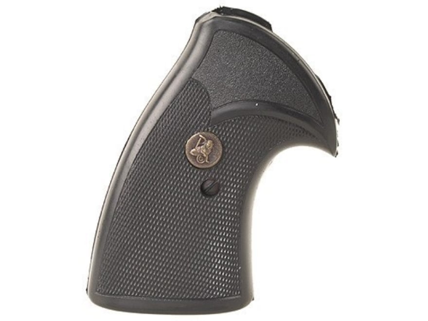 Pachmayr Presentation Grips Colt Lawman, Trooper Rubber Black