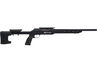 Savage Arms A22 Precision Semi-Automatic Rimfire Rifle 22 Long Rifle 18" Barrel Matte Black and Black Adjustable image