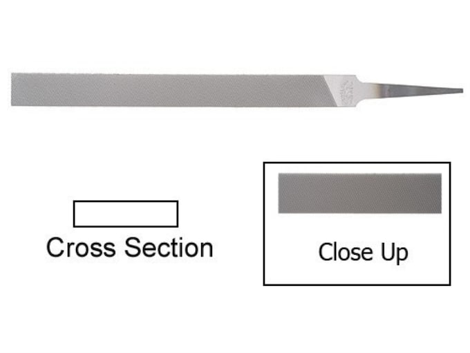 Nicholson 6 Bastard Cut Flat Hand File