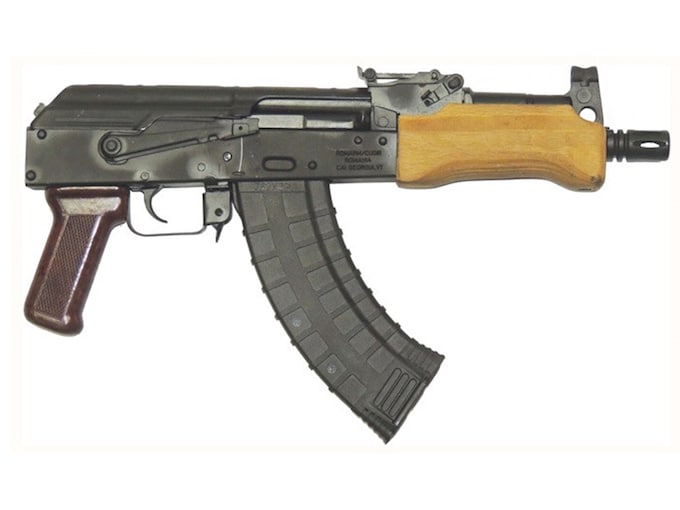Century Arms Mini Draco Semi-Automatic Pistol 7.62x39mm 7.75" Barrel 30-Round Wood