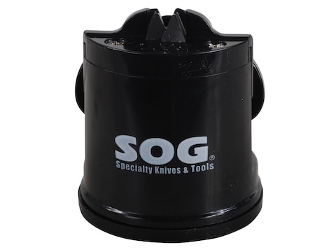 Sog Countertop Sharpener Dual Carbide Blades Polymer Black