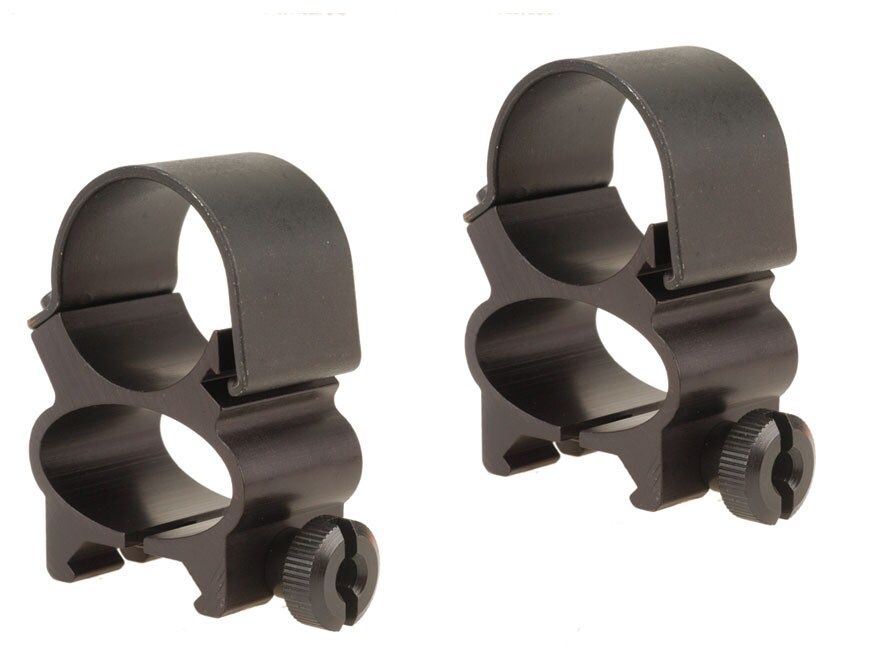 Weaver See Thru Weaver 1 Scope Rings Matte Black