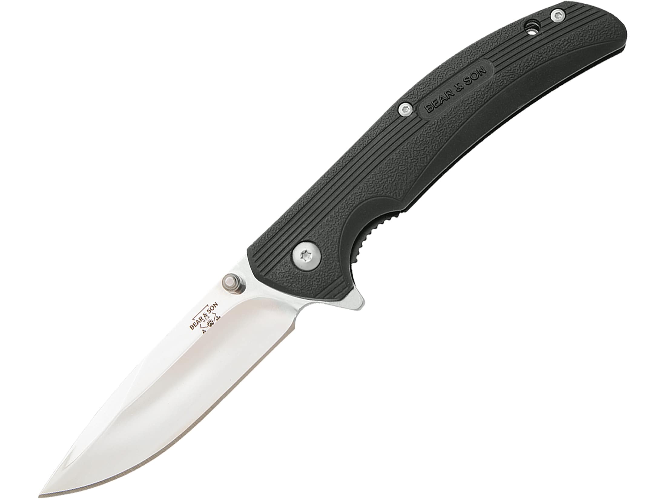 Bear & Son 778 Folding Knife 3.75 Drop Point 440 Satin Blade Zytel