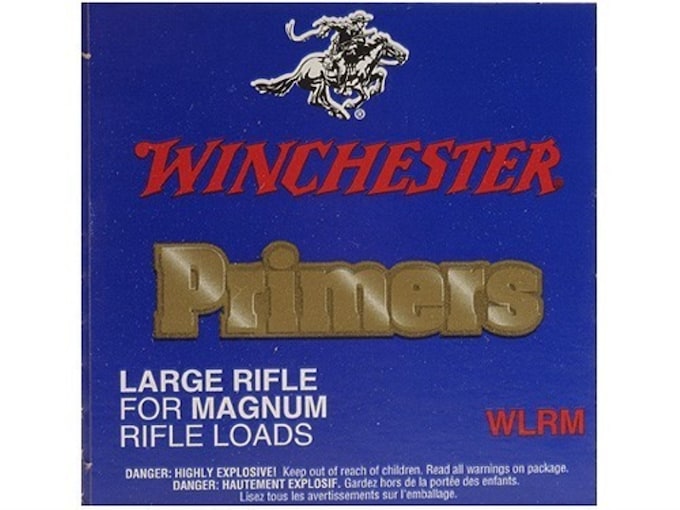 Winchester Large Rifle Magnum Primers #8-1/2M Box of 1000 (10 Trays of 100)