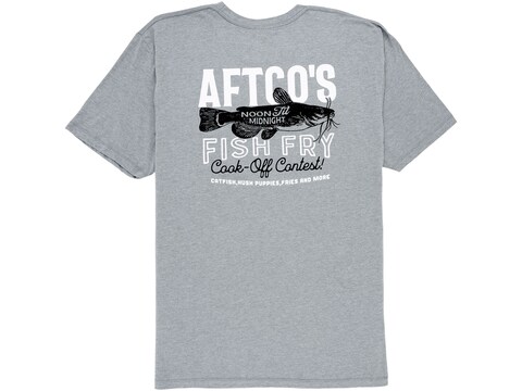 AFTCO Men's Cook Off T-Shirt Graphite Heather XL