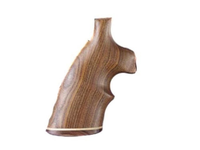 Hogue Fancy Hardwood Grips Accent Stripe Top Finger Groove Colt