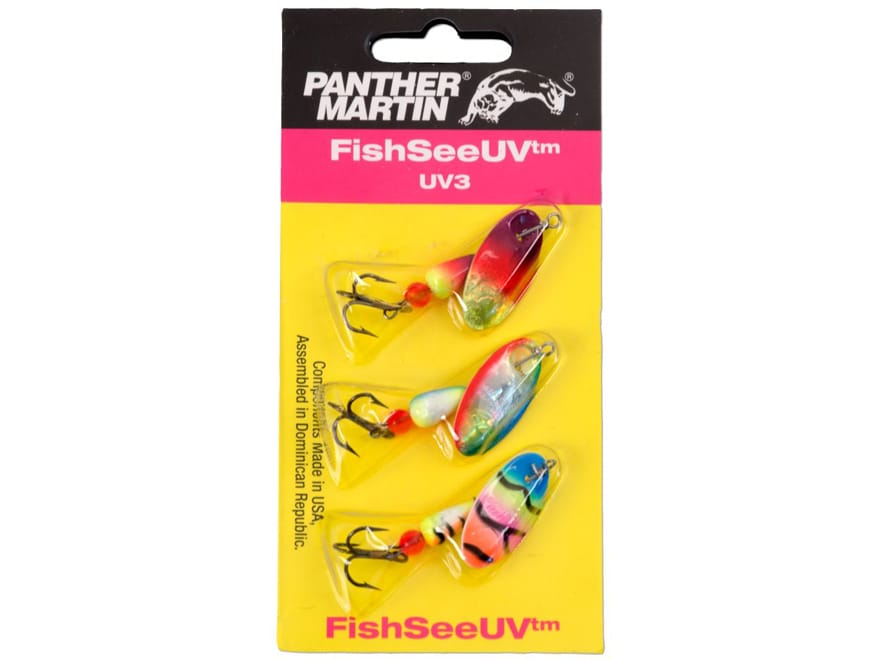 Panther Martin FishSeeUV Spinner Kit Assorted 1/8oz 3PK
