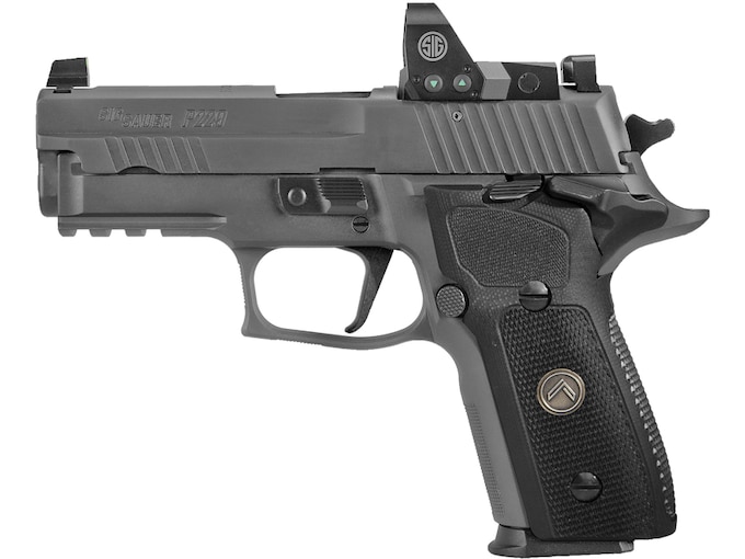 Sig Sauer P229RX Legion Semi-Automatic Pistol 9mm Luger 3.9" Barrel 15-Round Manual Safety with Romeo1 Red Dot Legion Gray Black