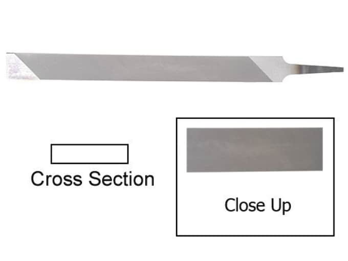 Nicholson 10 Fine Cut Long Angle Lathe File