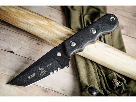 Paracord Tactical Knife w/Serrated Blade & Cover - CB Distributors, Inc.